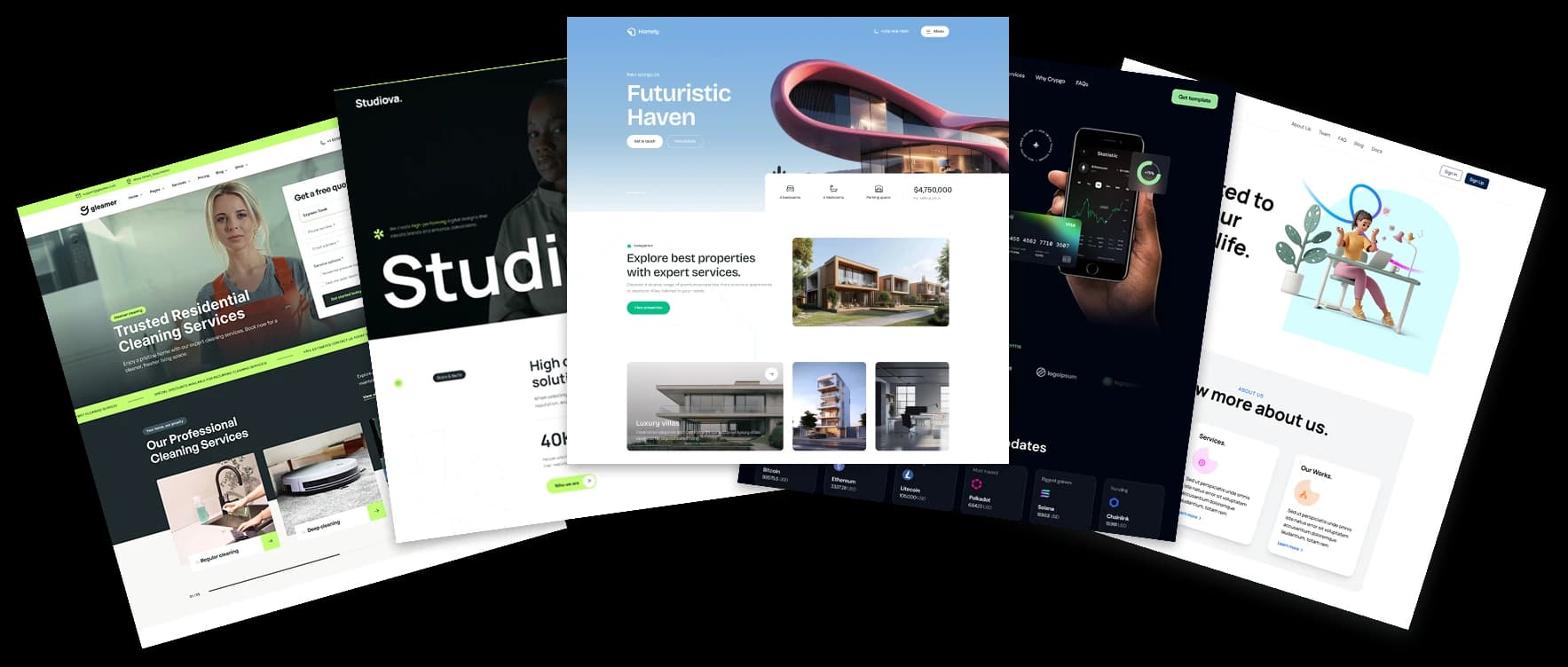 Responsive website projects designed and developed by ICONNIX LK