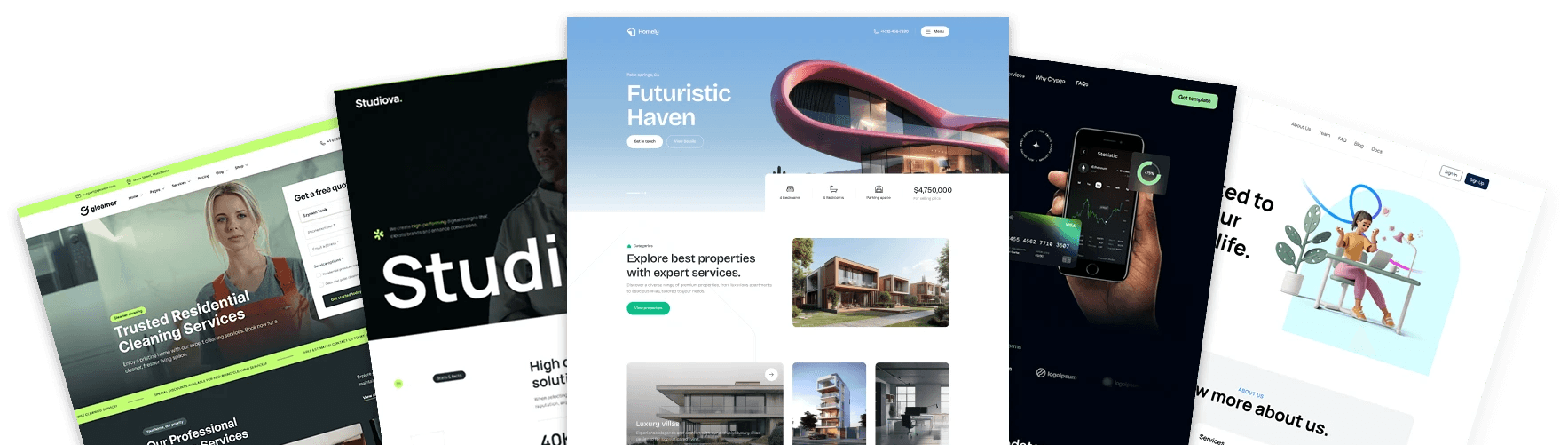 Fanned Website Showcase